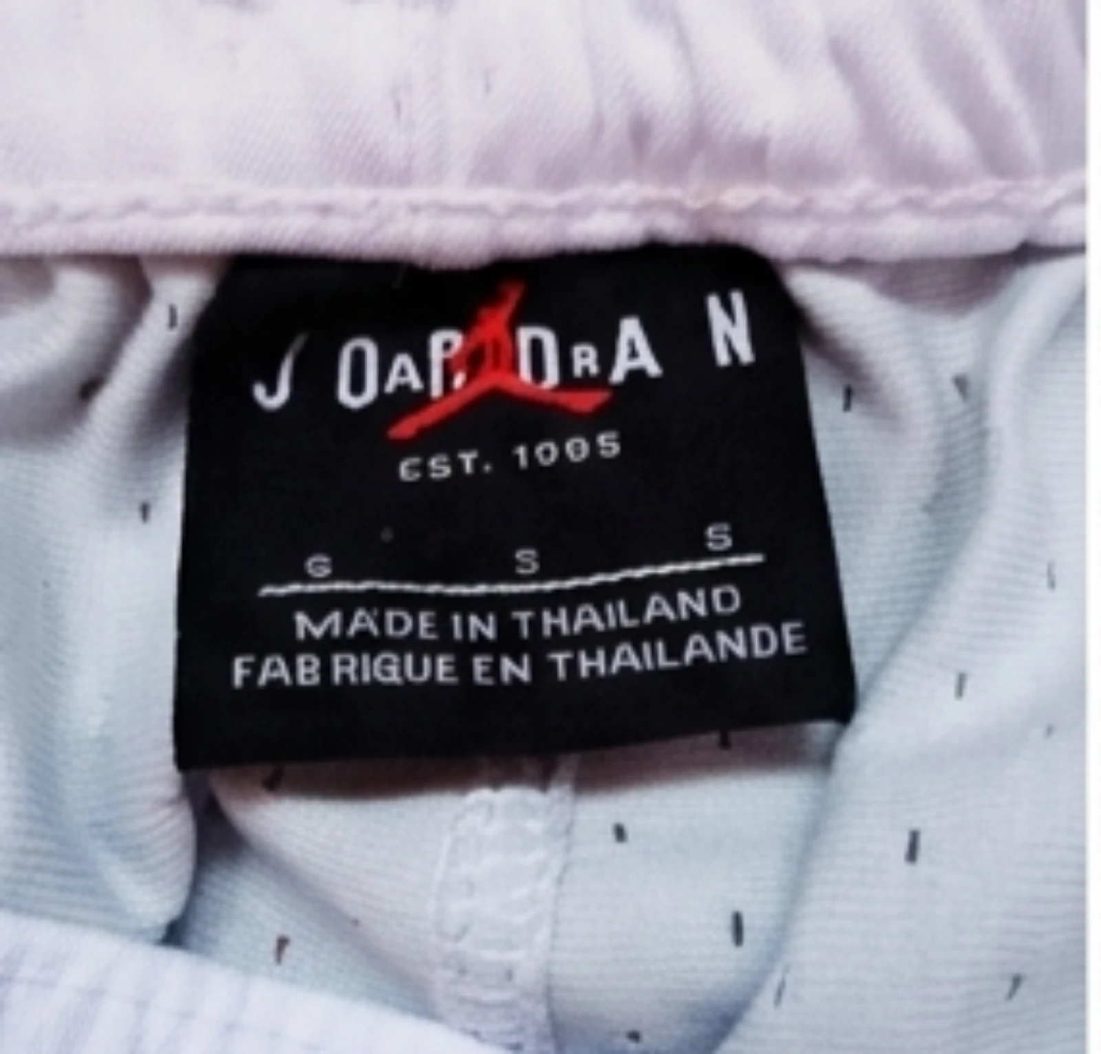 Calça curta Nike Jordan cinza nova nunca usada 100% poliéster original – photo 8